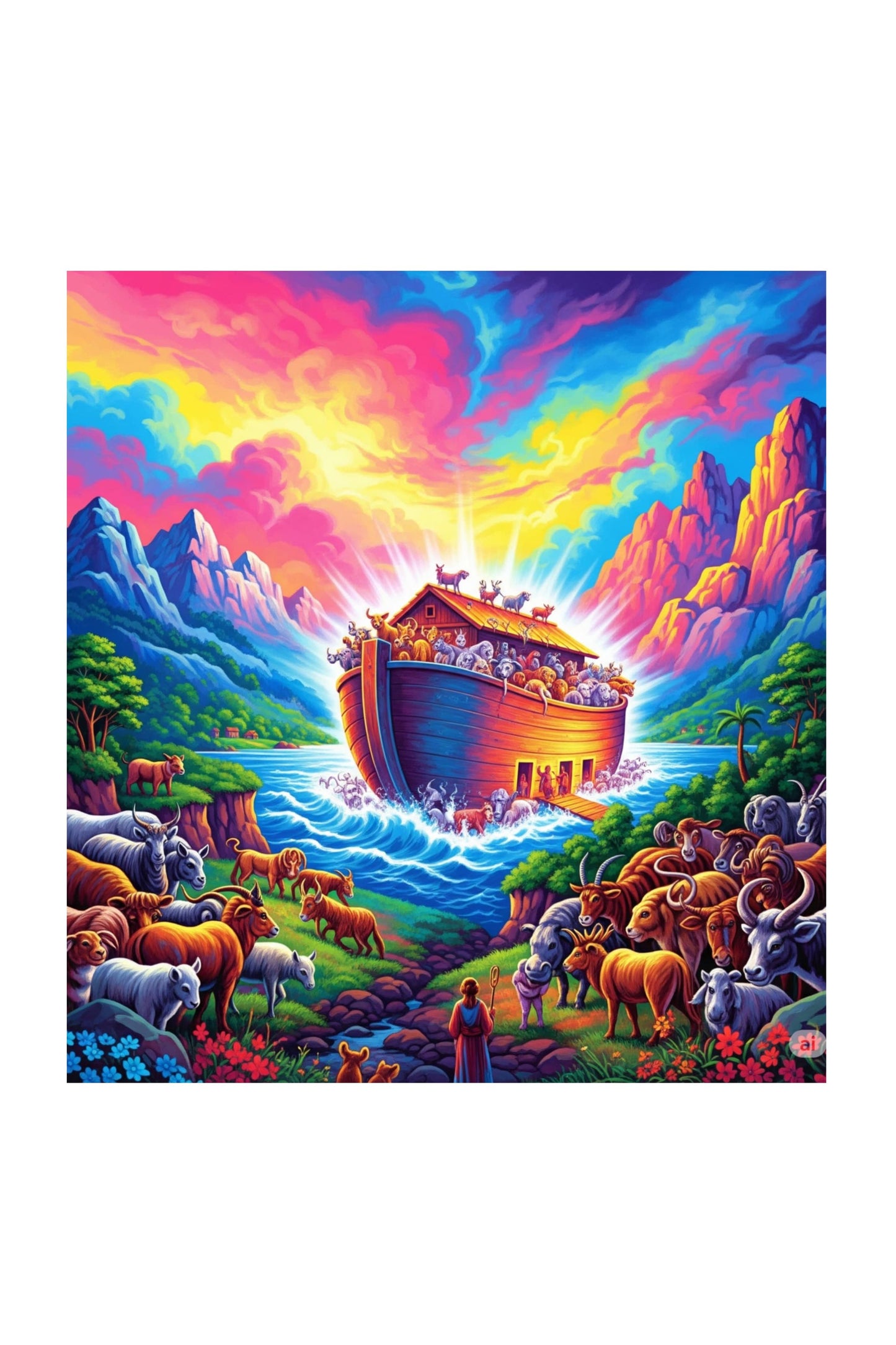 Poster Print your own Large 60*90cm Poster Biblical Theme Artwork 1 (instant download)